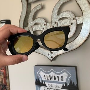 Black and gold sunnies